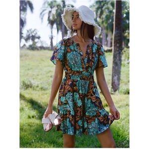 Anthropologie mini somerset dress Sz XSmall